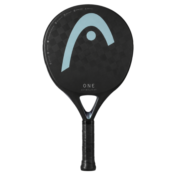 راکت پدل هد One Ultralight Black 2025 نمای جلو