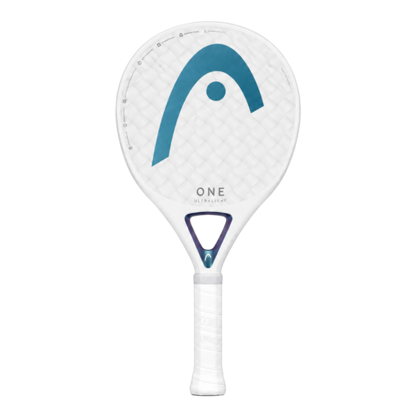 راکت پدل هد One Ultralight White 2025 نمای جلو