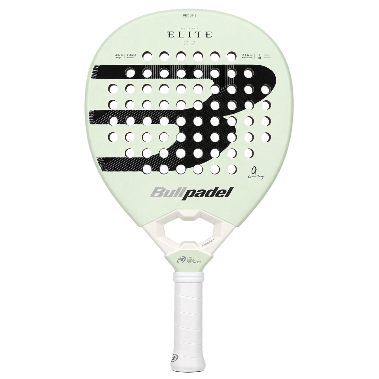 Bullpadel Elite 02 2027 | راکت پدل حرفه‌ای زنانه نمای جلو