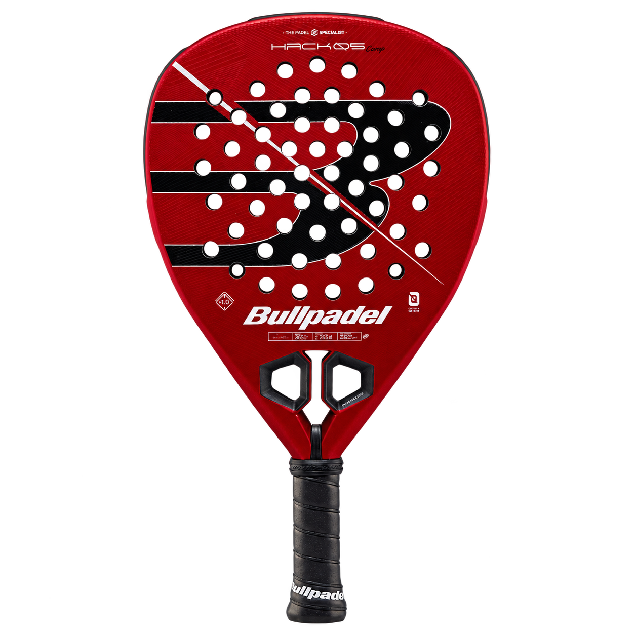 راکت پدل Bullpadel Hack 05 CMF 27 نمای جلو