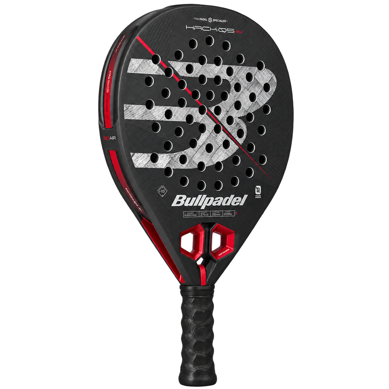 راکت پدل Bullpadel Hack 05 Hybrid 27 نمای دوم