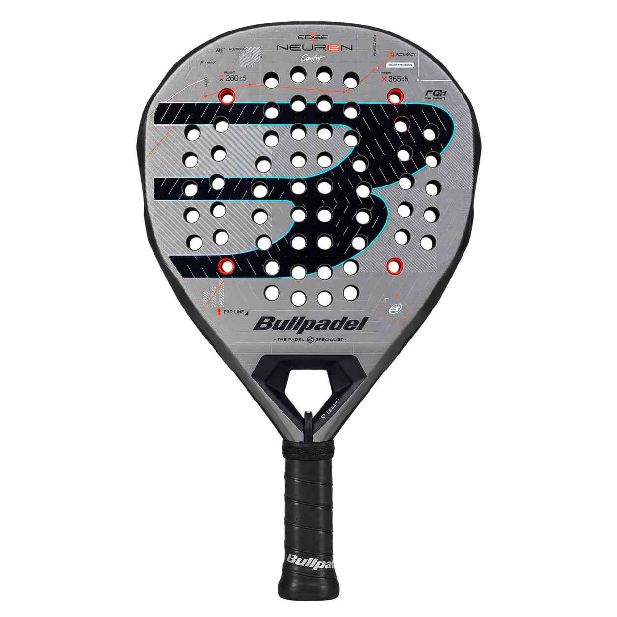 راکت پدل Bullpadel Neuron 02 Comfort 27 2027 نمای روبرو