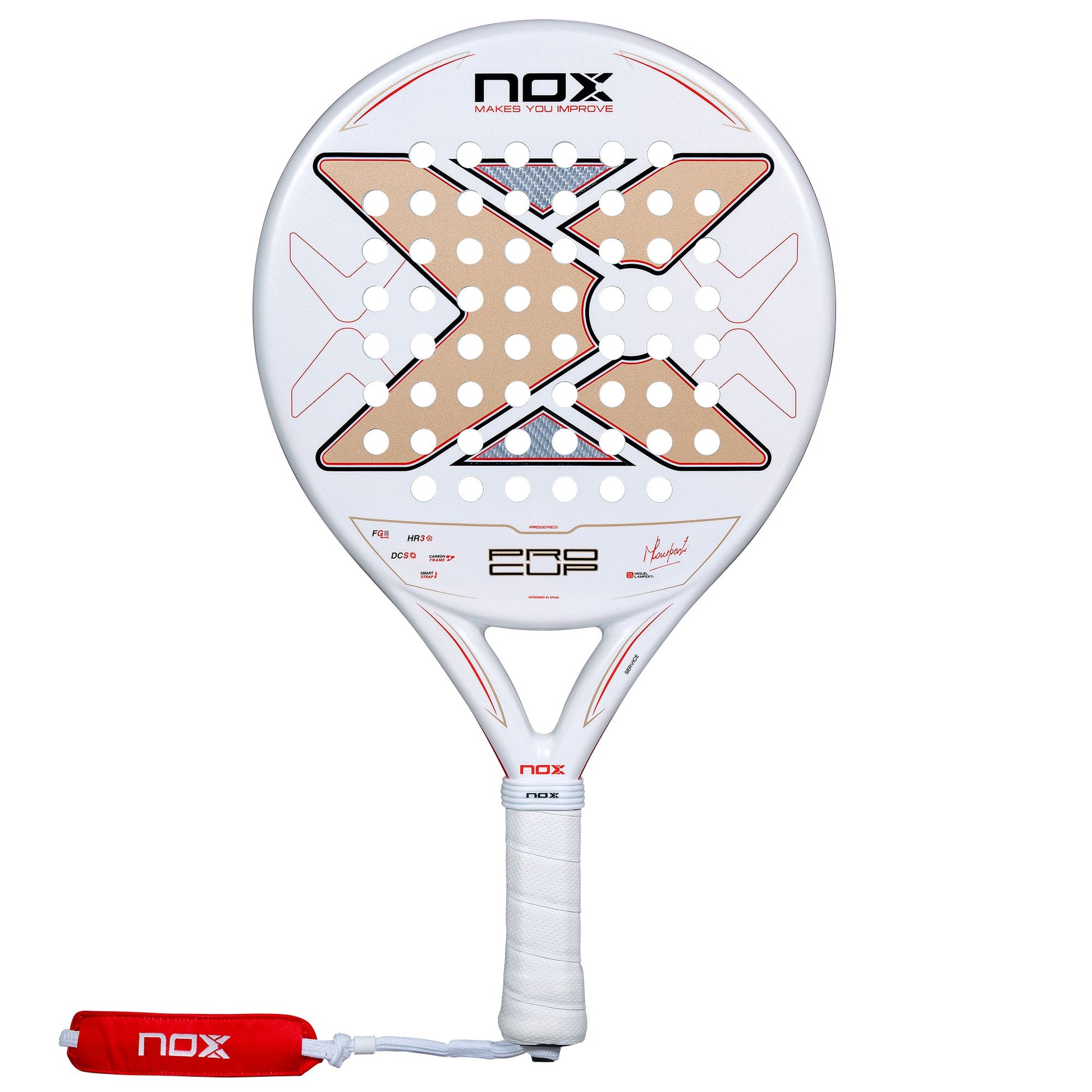 راکت پدل NOX ML10 Pro Cup COORP 2027 نمای روبرو