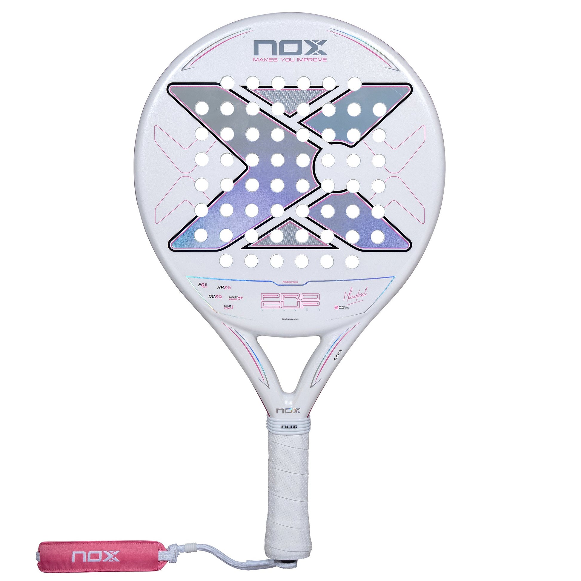 راکت پدل NOX ML10 Pro Cup Silver 2027 نمای روبرو