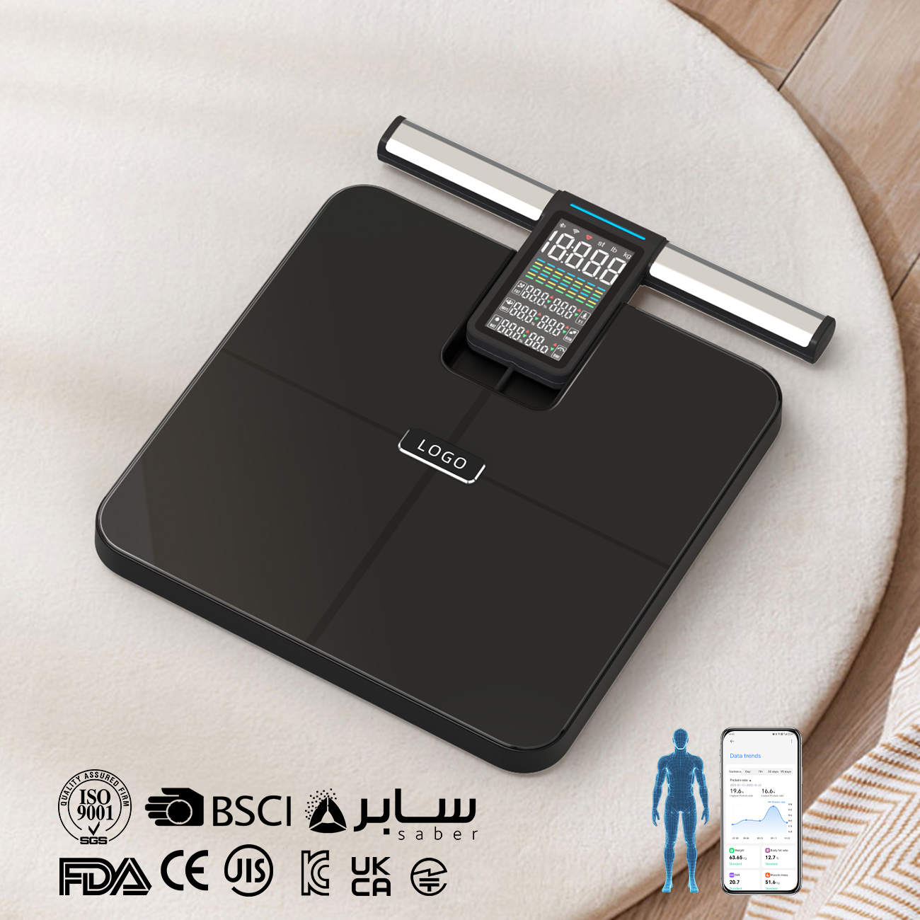 دستگاه آنالیز ترکیبات بدن فیت اسکن مکس 8 وای‌فای | FitScan Max 8 WiFi